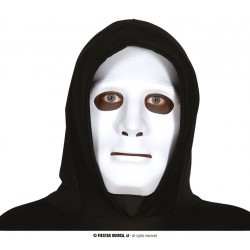 Maska "Biała twarz" - plastikowa