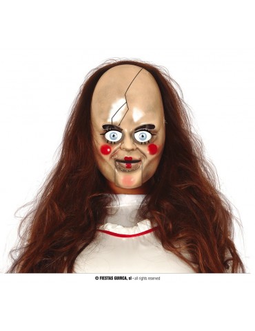 Maska straszna porcelanowa lalka