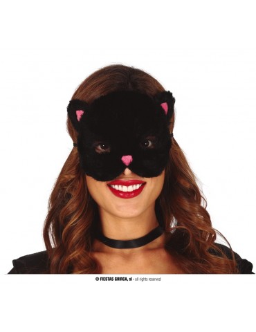 maska kotek kotka czarny czarna zwierzęta