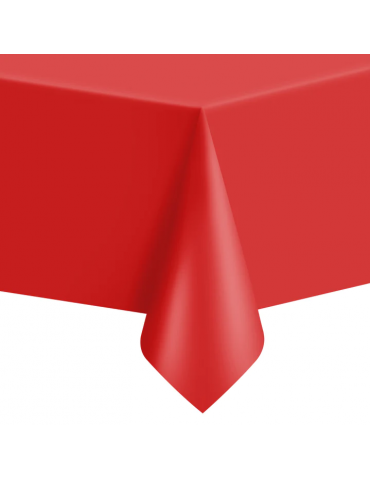 Obrus foliowy, czerwony, 137x274cm