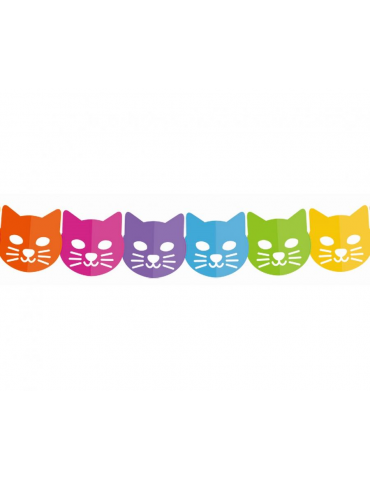 Girlanda papierowa Kolorowe kotki