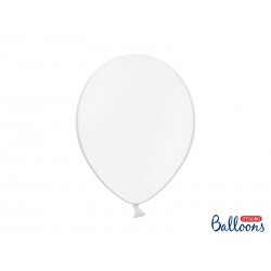Biały pastelowy - balon jednokolorowy